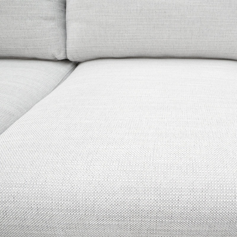 Gallery Glamour 3-Seater Sofa-Light Grey