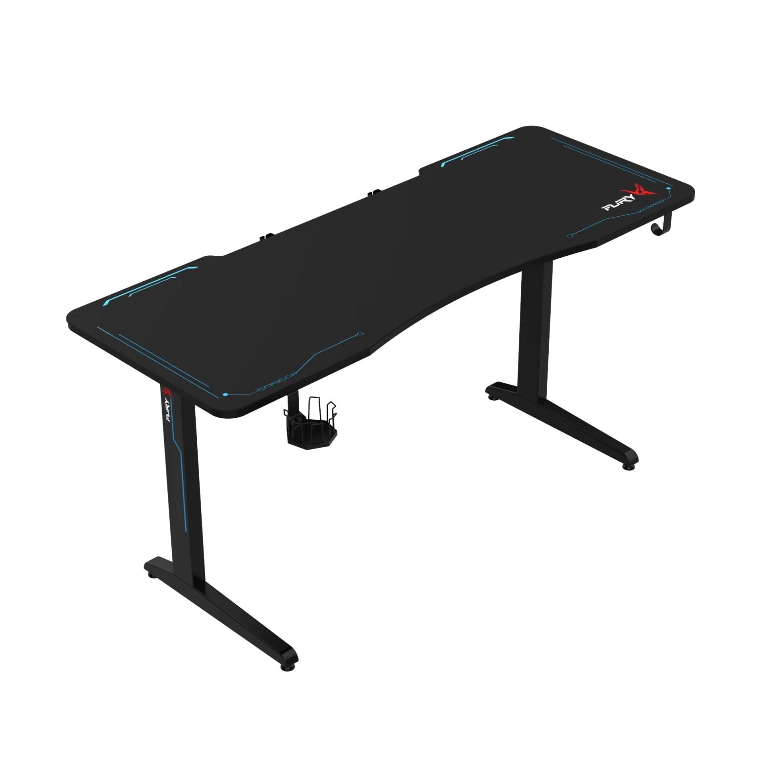 Gaming Desk with RGB Full size Mousepad