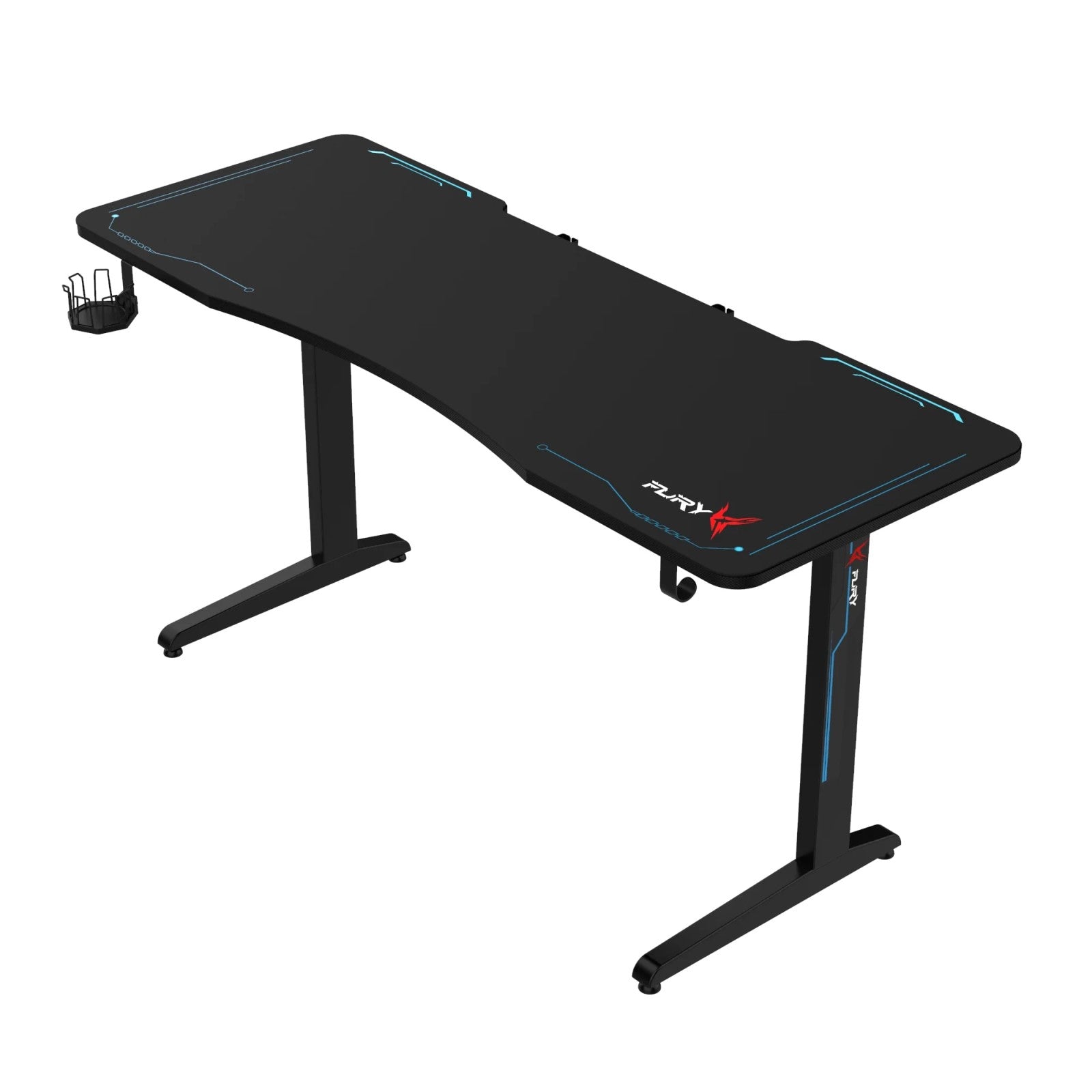 Gaming Desk with RGB Full size Mousepad