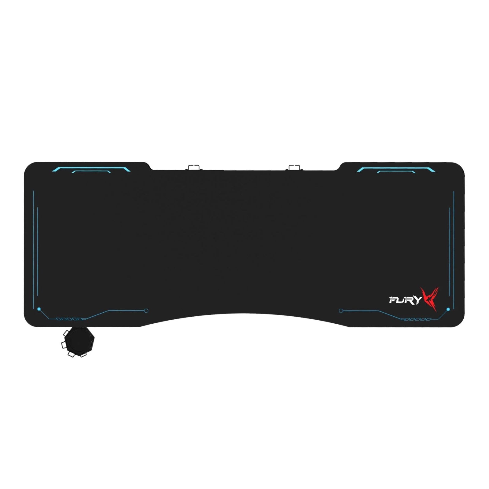 Gaming Desk with RGB Full size Mousepad