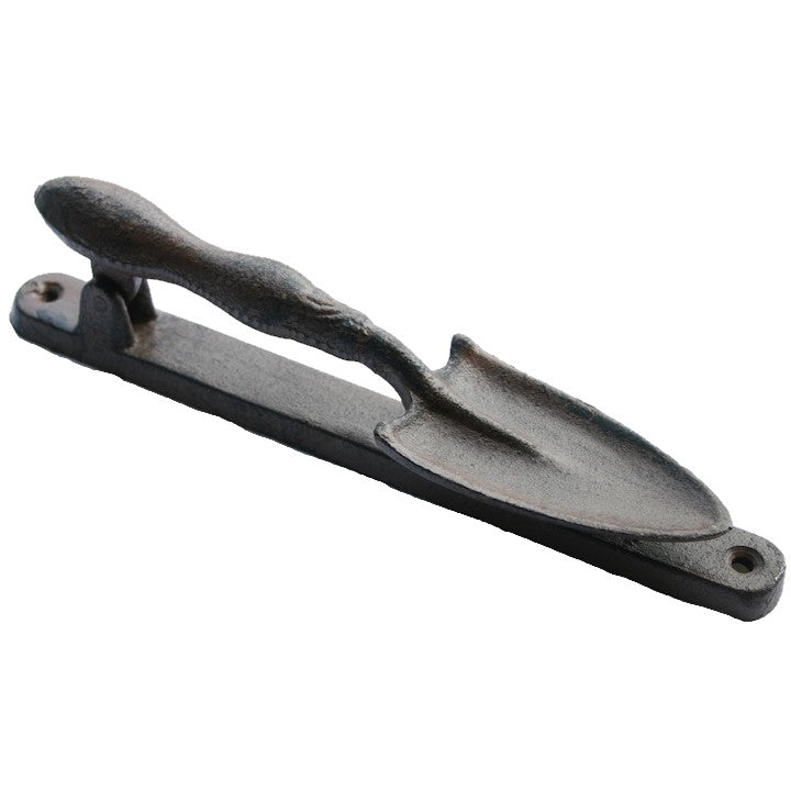 Garden Spade Cast Iron Door Knocker - Antique Rust