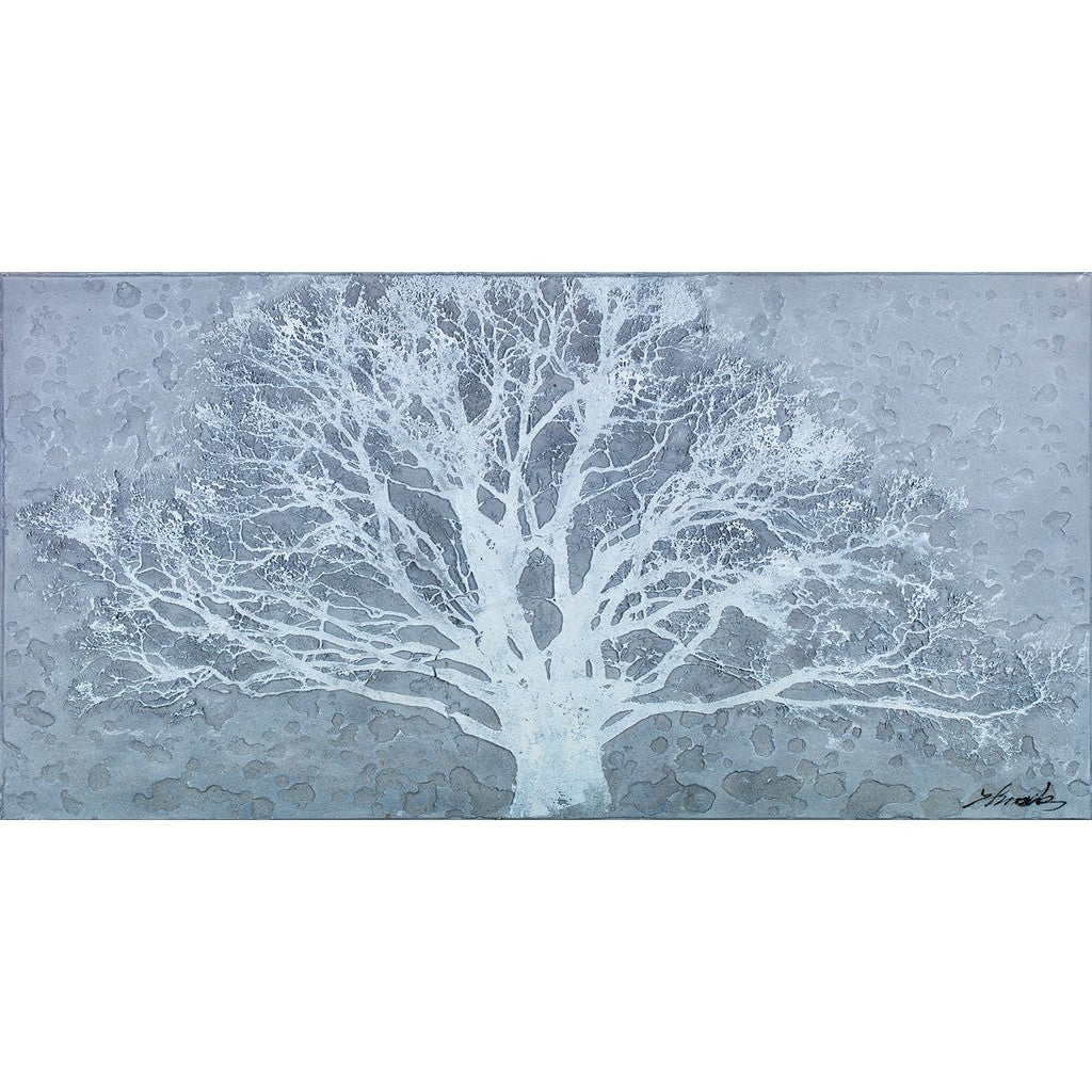 Gilded Glory Tree of Life Canvas Painting 150 x 75cms