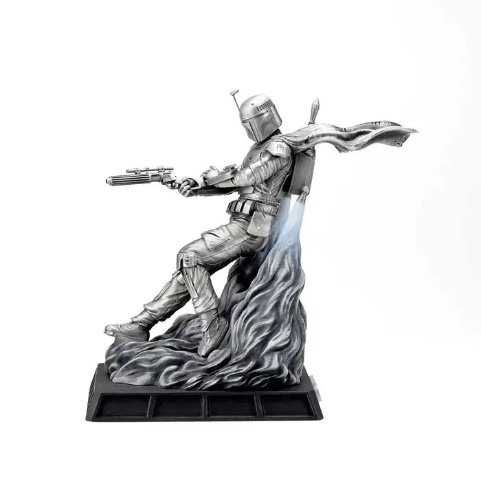 Gilt Boba Fett Battle Ready Pewter Figurine (Available in 2 Colors)