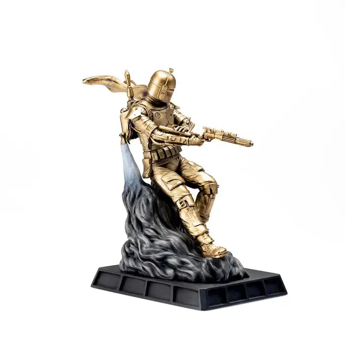Gilt Boba Fett Battle Ready Pewter Figurine (Available in 2 Colors)