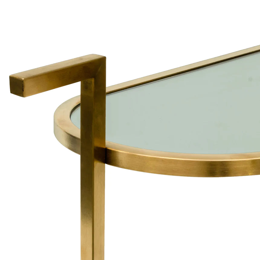 Glass Metal Royal Bar Cart