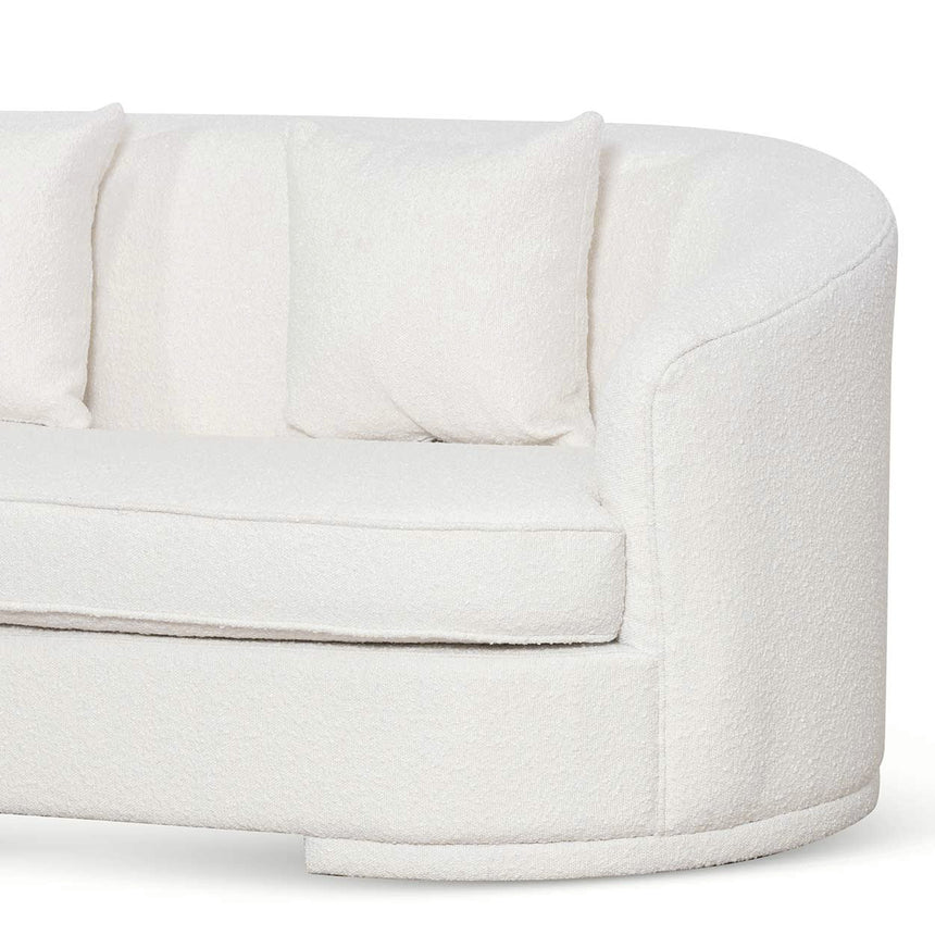 Gloss and Glamour 4-Seater Fabric Sofa