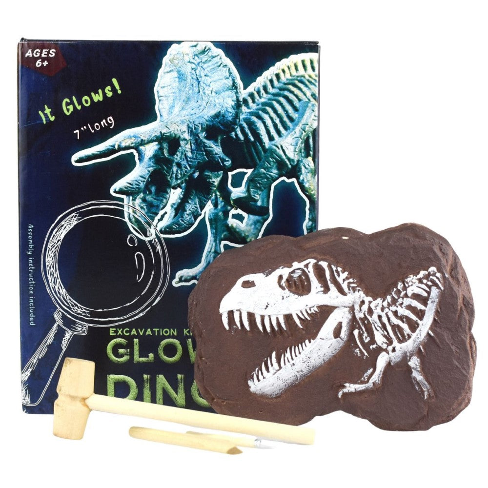 Glow in the Dark Triceratops Excavation Kit