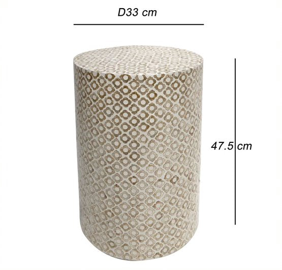 Goldie Radiance Pearl Side Table