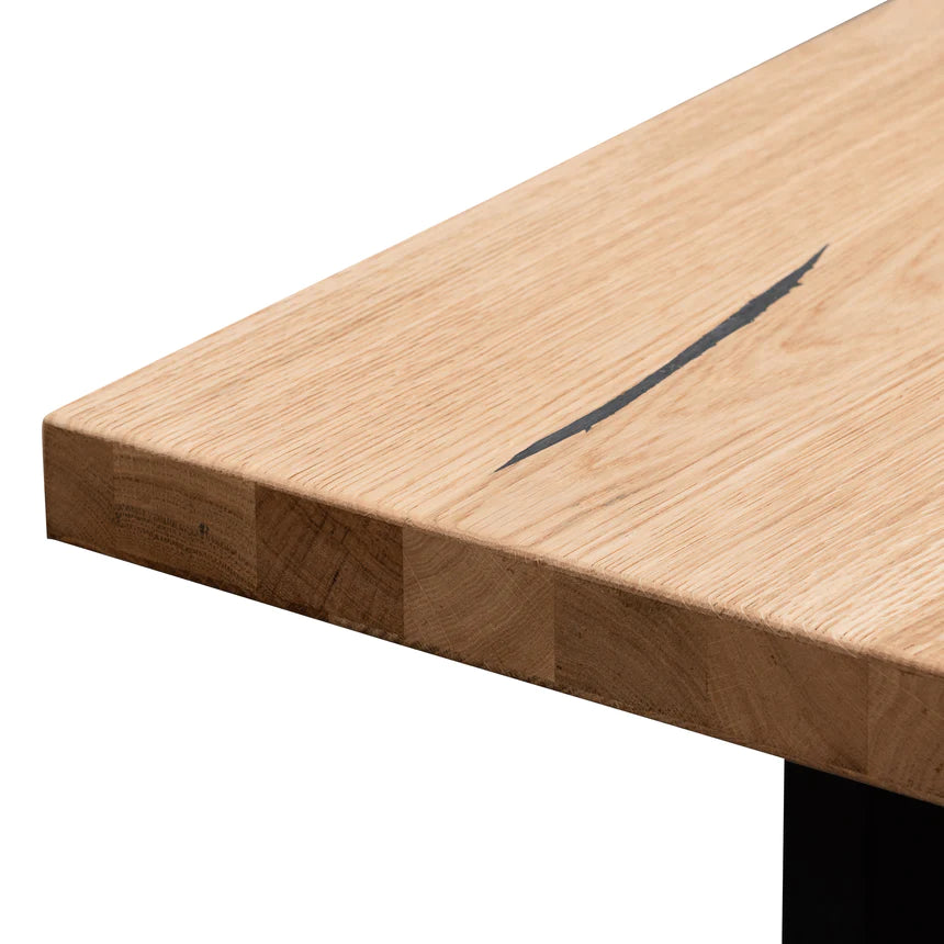 Gothic Grace Dining Table 220cms - Rustic Oak