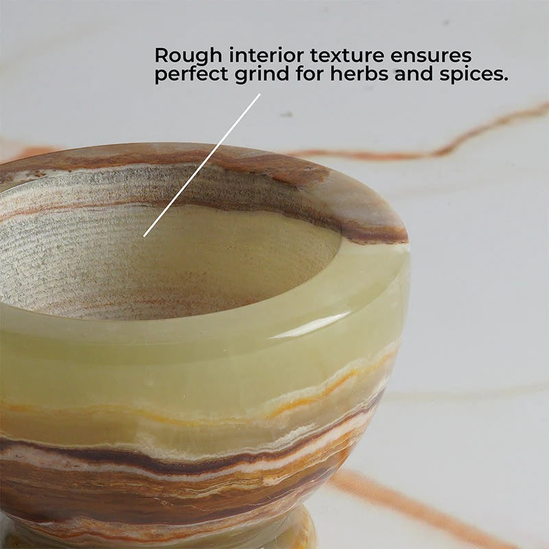 Gourmet Series Marble Mortar & Pestle Set (Available in 3 Colors)