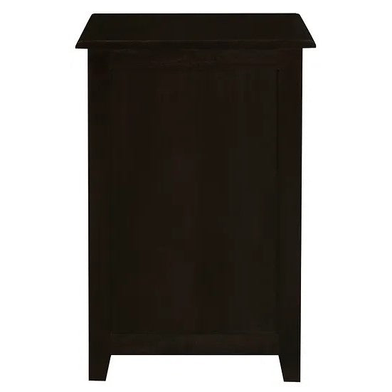 Graceful 3 Drawer Lamp Table - Dark Brown