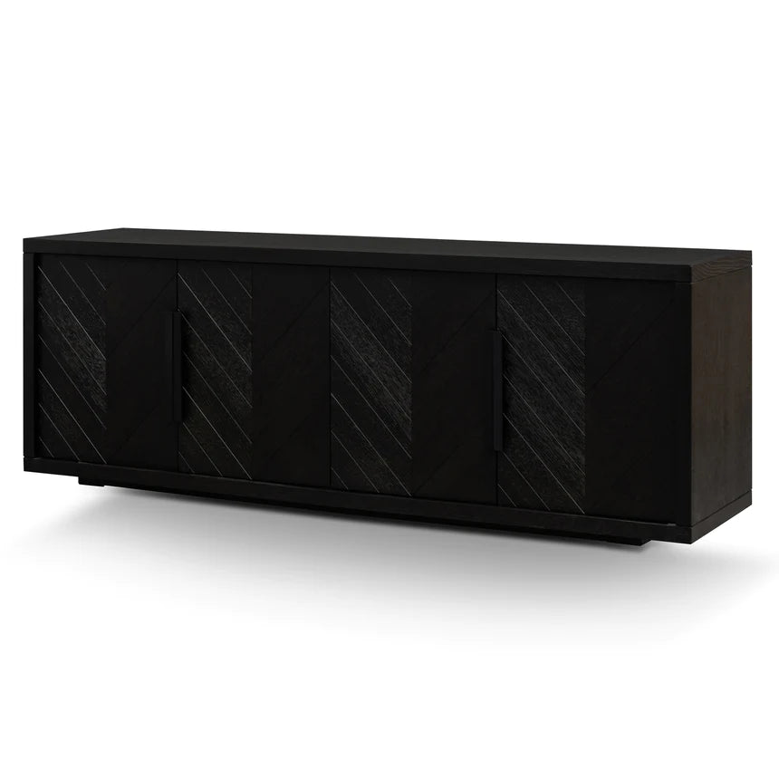Graceful Glamour Side Table 200cms - Black