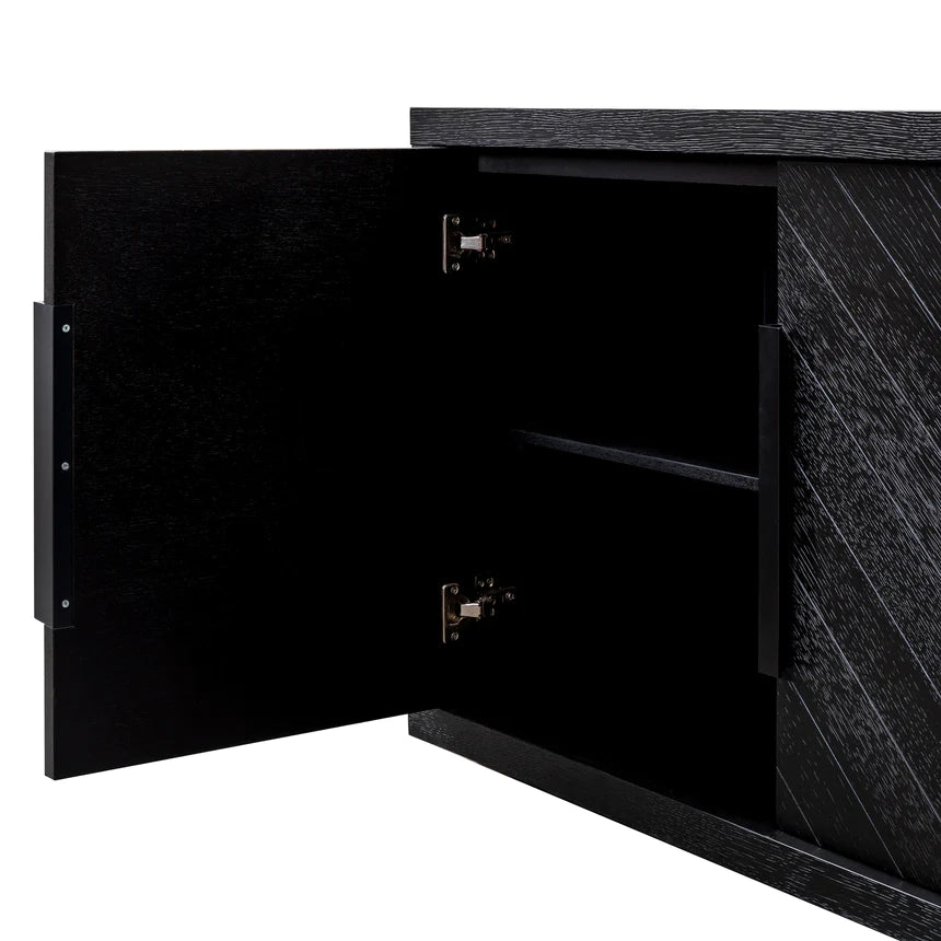 Graceful Glamour Side Table 200cms - Black