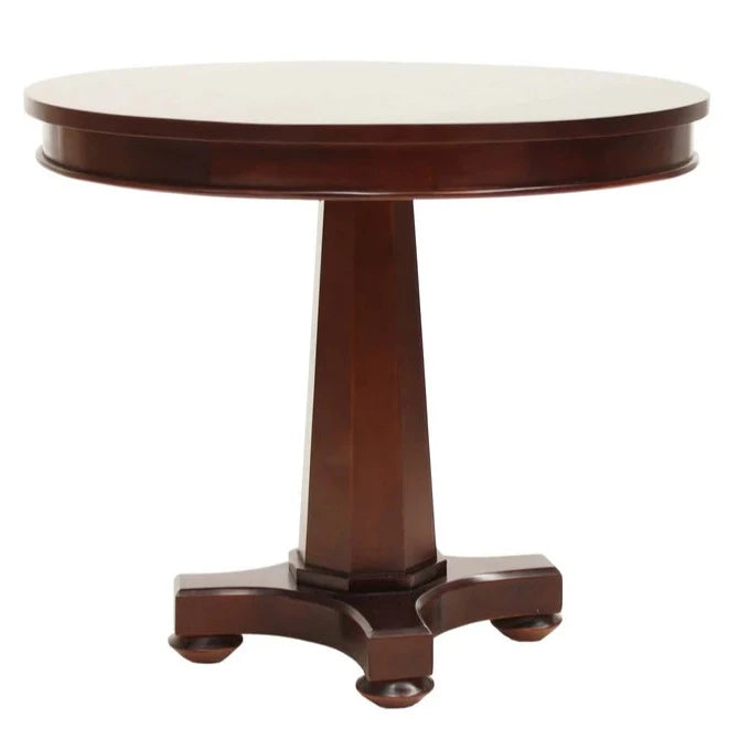 Graceful Wooden Macleay Pedestal Table - Rose Mahogany
