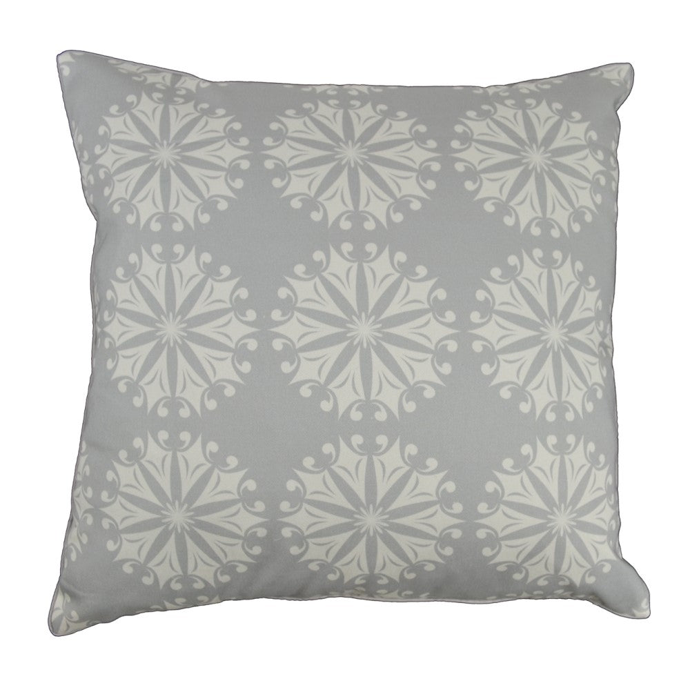 Grey Skandi Cushion With Recycled Fill 45 X 45cms