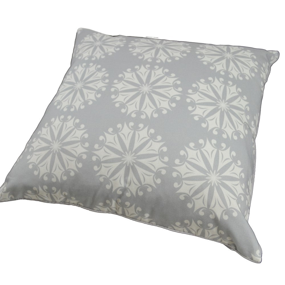Grey Skandi Cushion With Recycled Fill 45 X 45cms