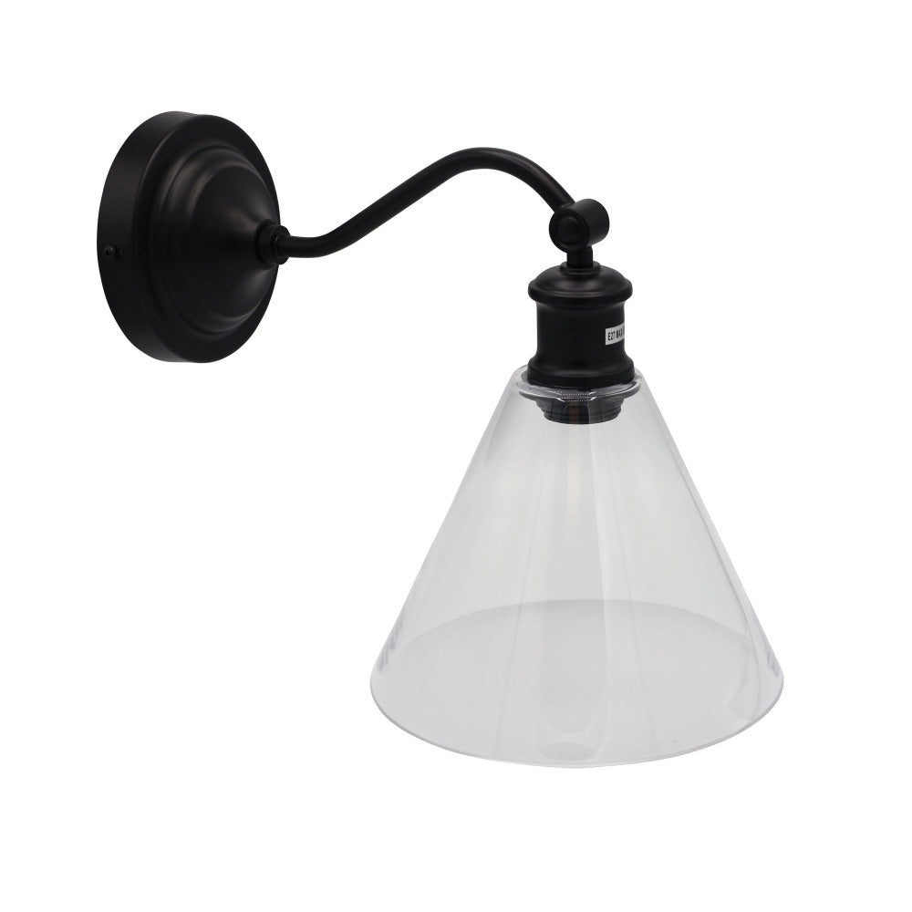 Hamptons Style Glass Wall Light (Available in 3 Colors)