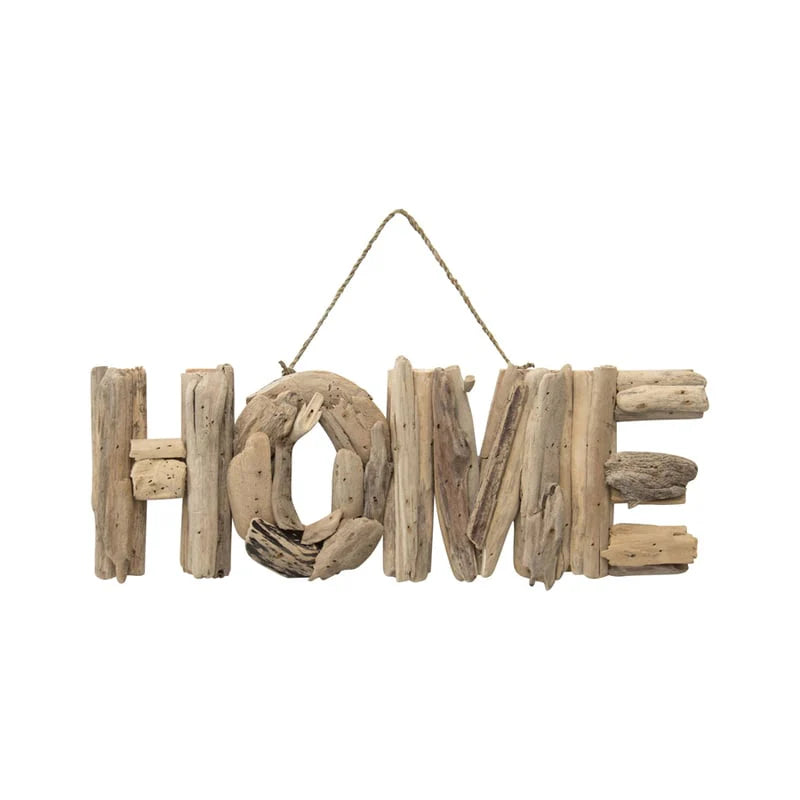 Hand-Made Crafted 'Home' Wall Decor 44cms