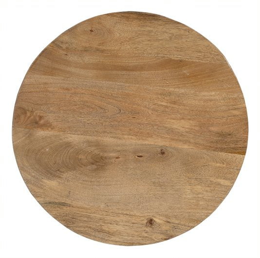 Hand Crafted Hardwood Side Table - Natural