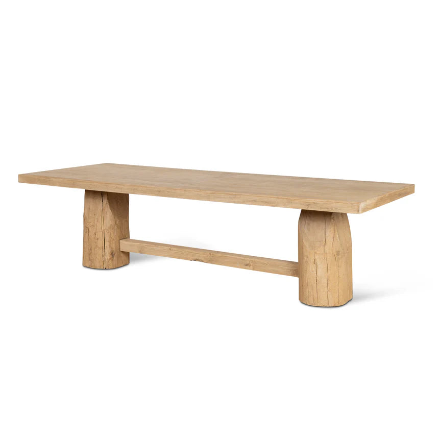 Handcrafted Charm Haven Elm Dining Table - 220cms