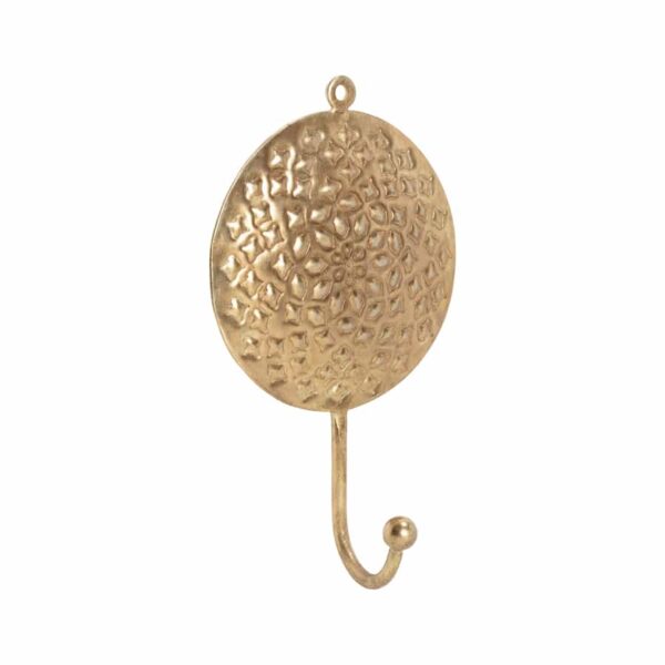 Handcrafted Circular Mandala Wall Hooks Set of 4
