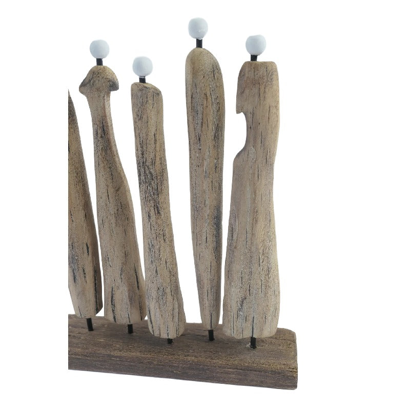Handcrafted Contemporary Family & Friends Statue - 24x6x30.5cms