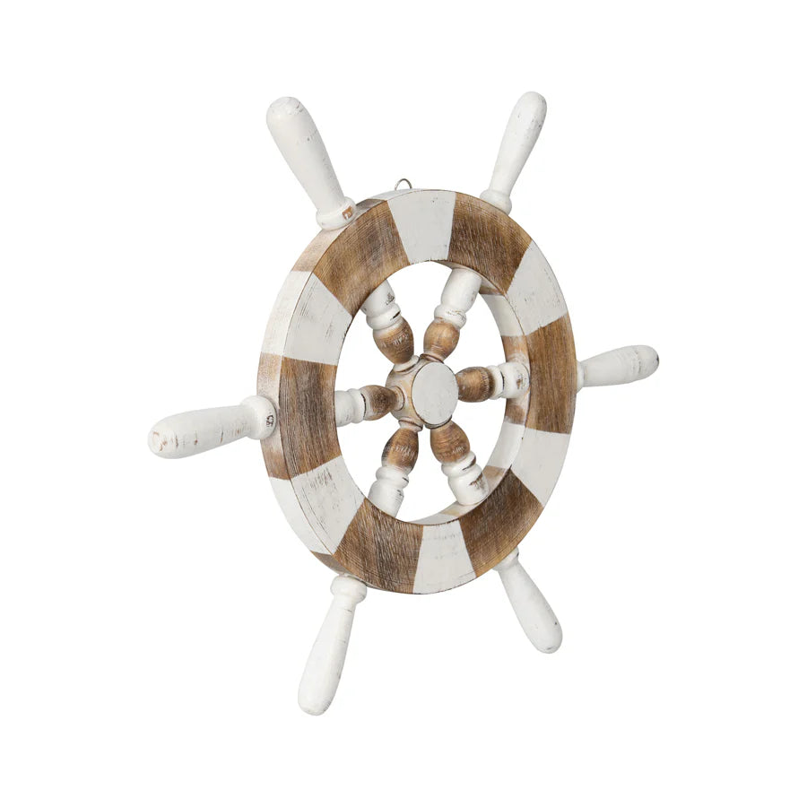 Handcrafted Ship Wheel Wallart - 50x3cms