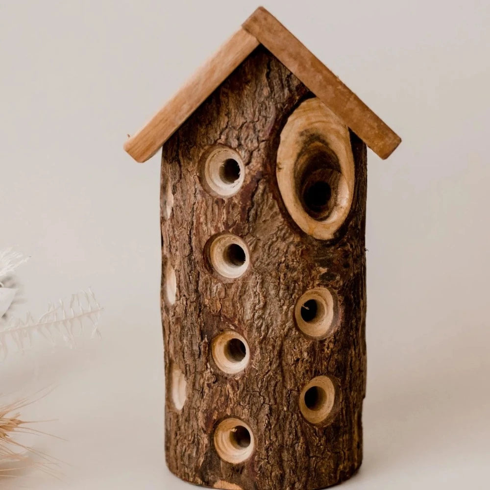 Handcrafted Tree Ladybug House