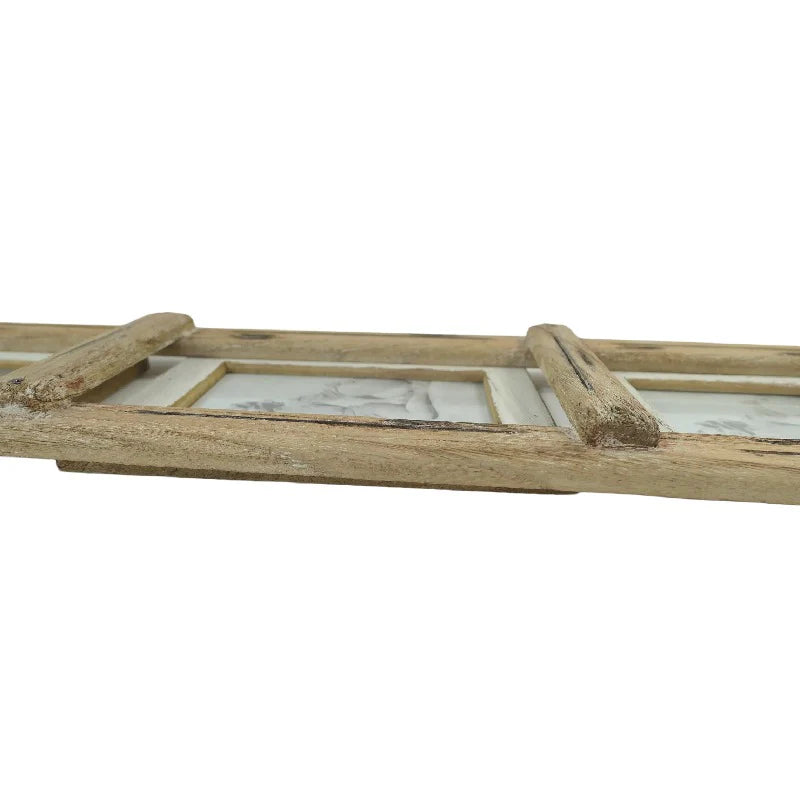 Handcrafted 'Ladder' Floor/Wall 4x6/5x7" Photo frames