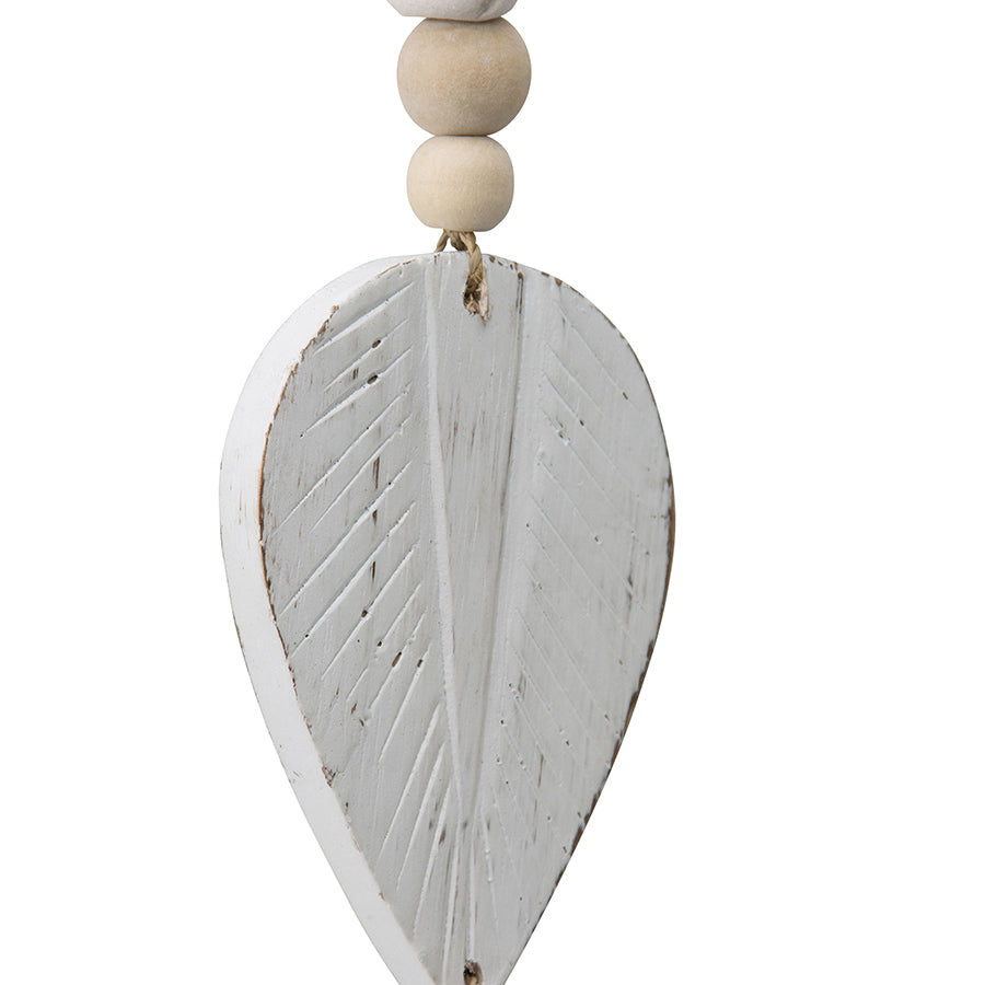 Handmade 3 Leads Beads & Tassles Wall Art