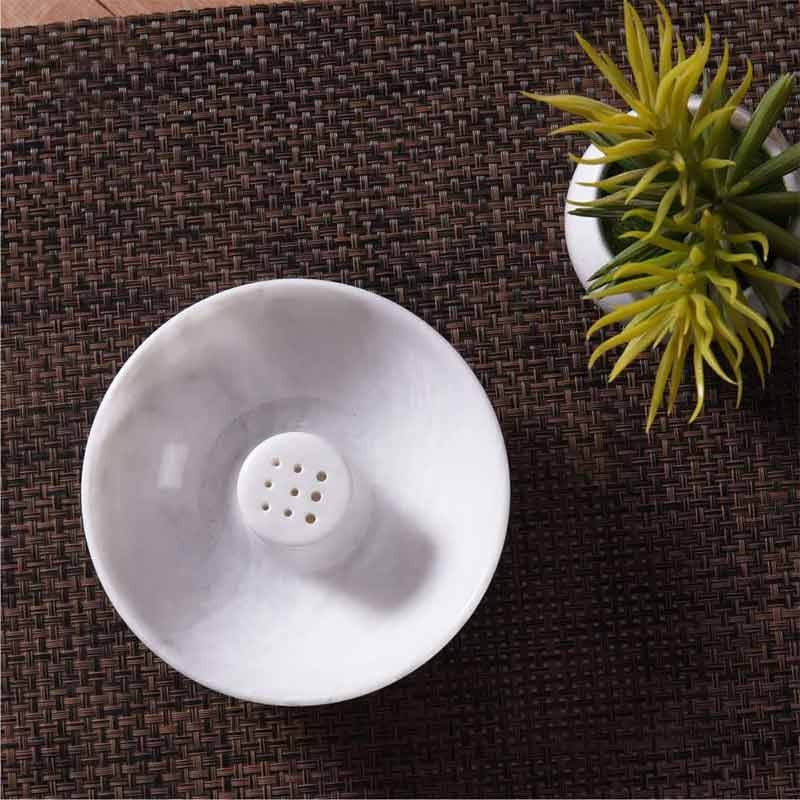 Handmade Marble Incense Bowl With 2 Holders (Available in 4 Colors)