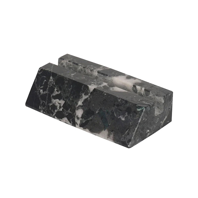 Handmade Marble Paperweight Card Holder (Available in 3 Colors)