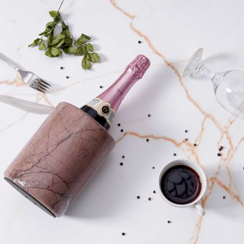 Handmade Marble Wine Bottle Cooler (Available in 4 Colors)