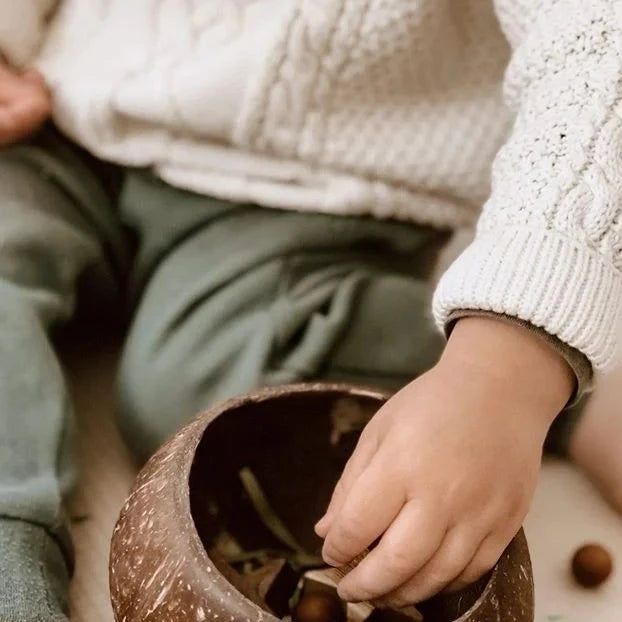 Handmade Recycled Coconut Sensory Box