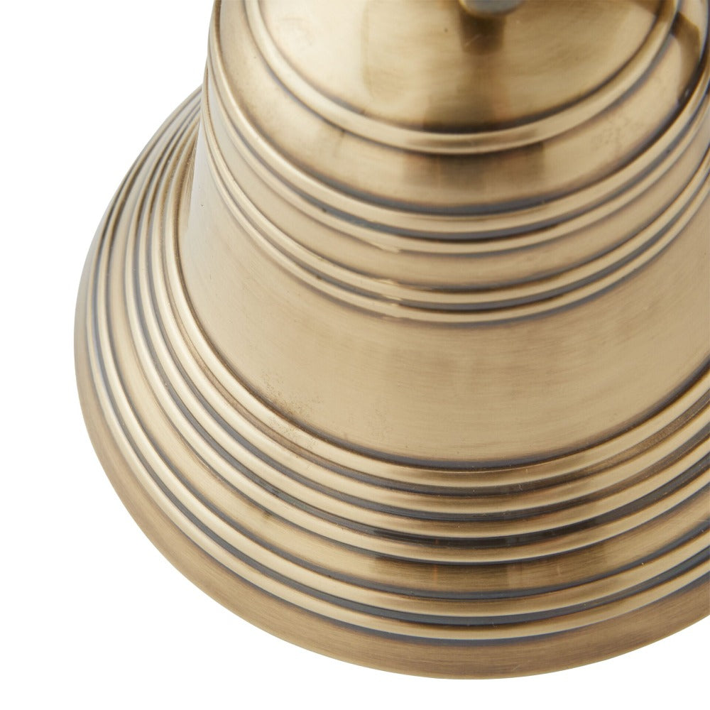 10cms Handmade Wall Mount Brass Bell