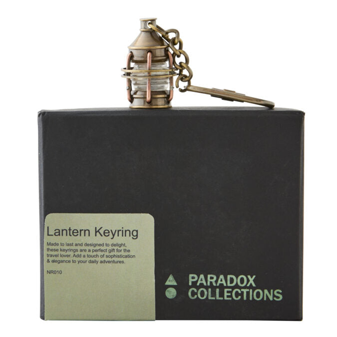 Handy and Portable Lantern Brass Keyring