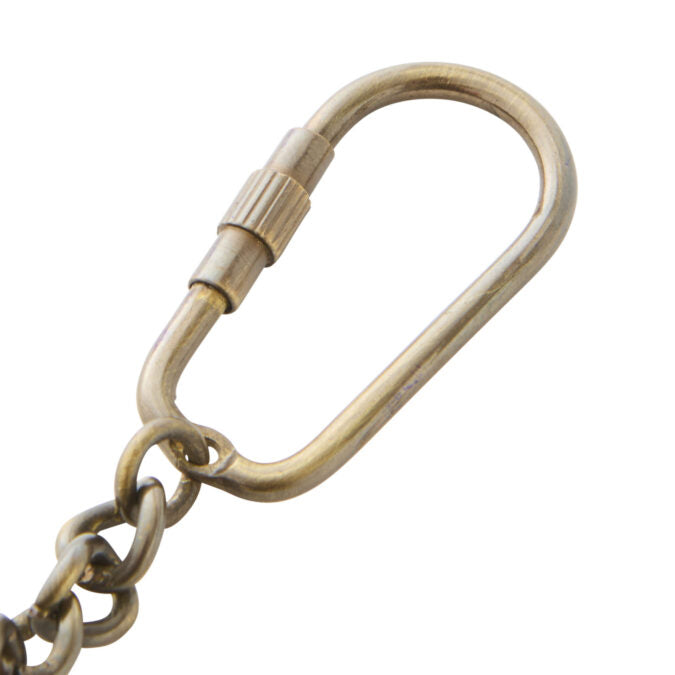 Handy and Portable Lantern Brass Keyring