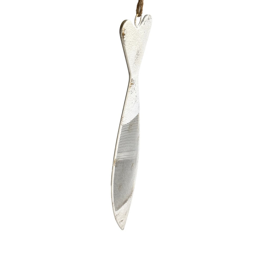Hanging Fish Wall Décor with Rope - 15x3x90cms