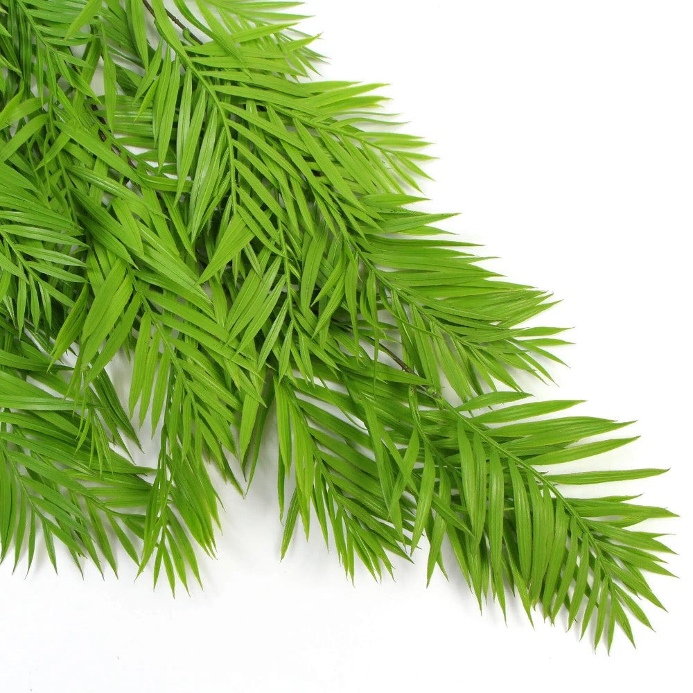 Hanging UV Resistant Fresh Green Bamboo Leaf 80cms