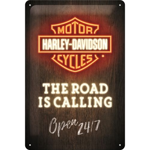 Harley Davidson Road is Calling - Sign Board 20 x 30cm