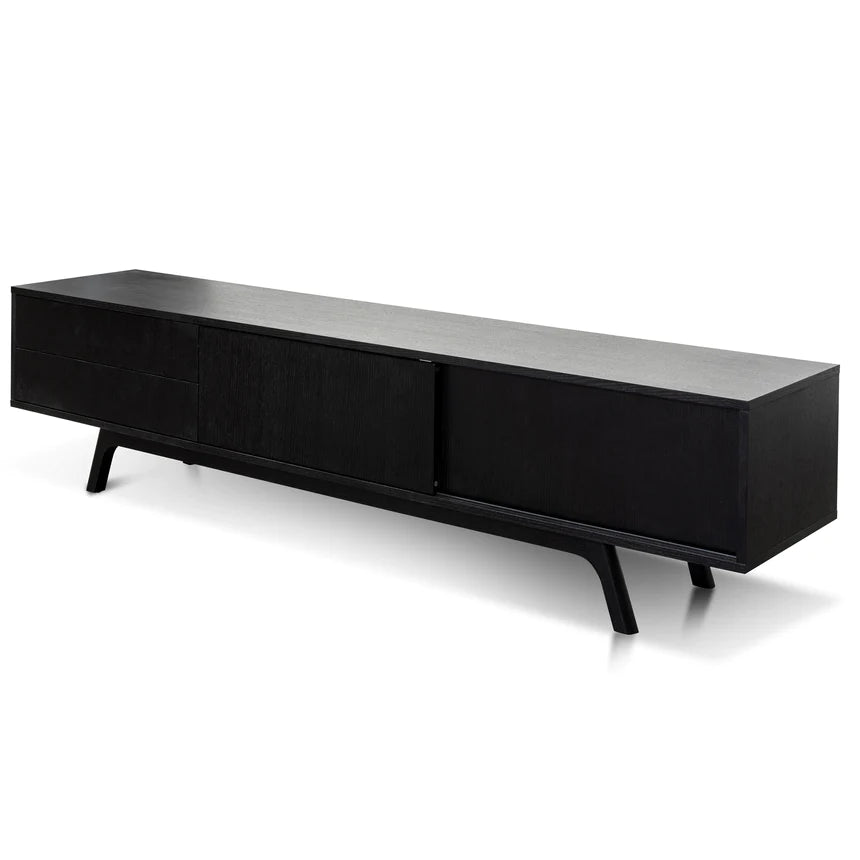 Harmony Media Wall TV Unit 210cms - Black