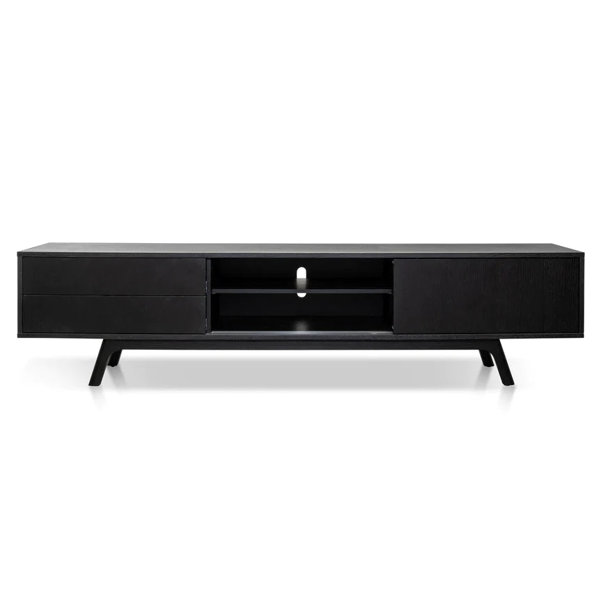 Harmony Media Wall TV Unit 210cms - Black