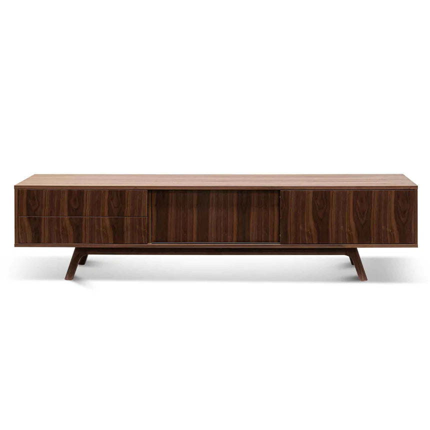 Harmony Media Wall TV Unit 210cms - Walnut