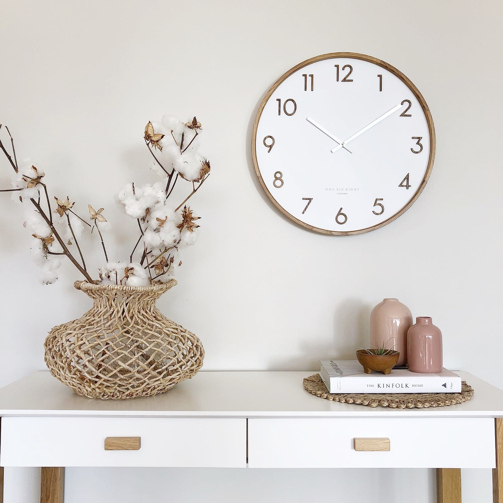 Harmony in Motion Wall Clock 35cms  (Available in 2 colors)
