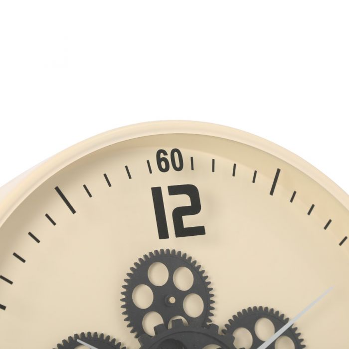 Harold Modern Round Movement Gear Wall Clock - 40cms