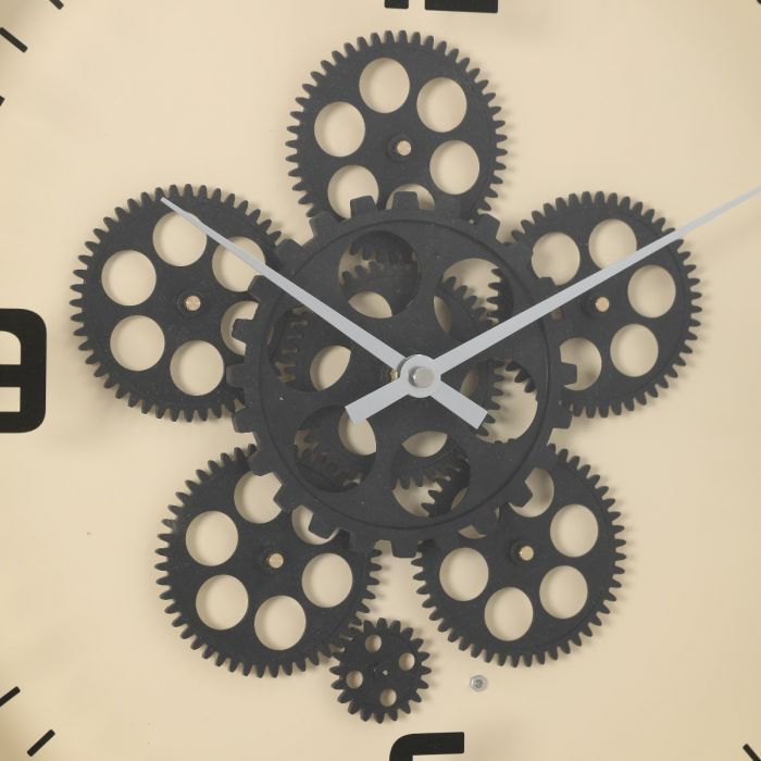 Harold Modern Round Movement Gear Wall Clock - 40cms
