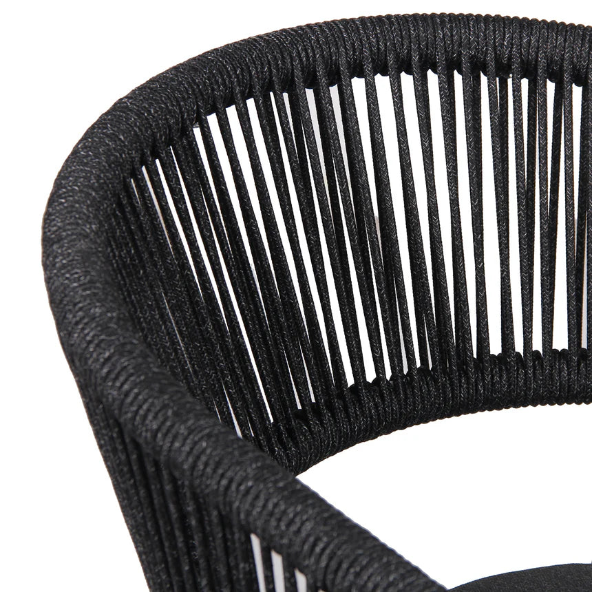 Haven Outdoor Charcoal Grey Dining Chairs - Set of 2