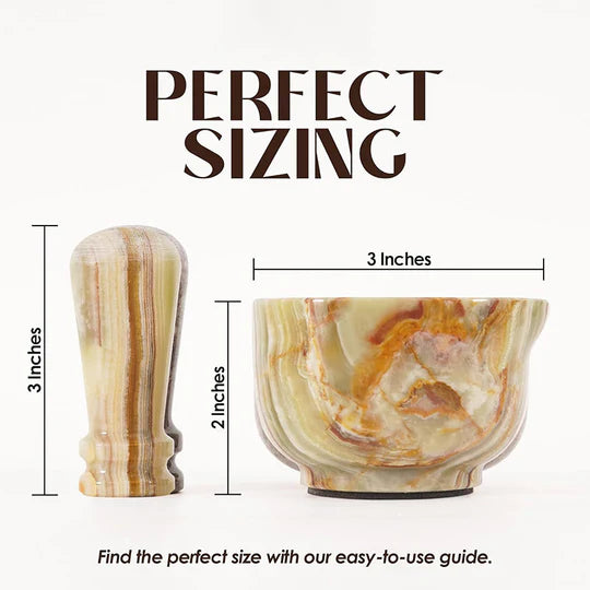 Heavy Mini Mortar & Pestle Set - Green