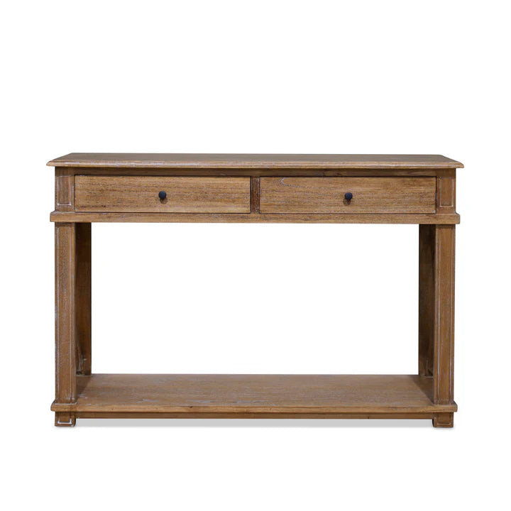 Heritage Hamptons Wooden Console - Weathered oak