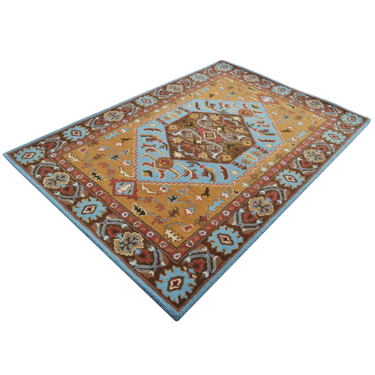 Heritage Style Heriz Handmade Wool Rug (Available in 2 Sizes)